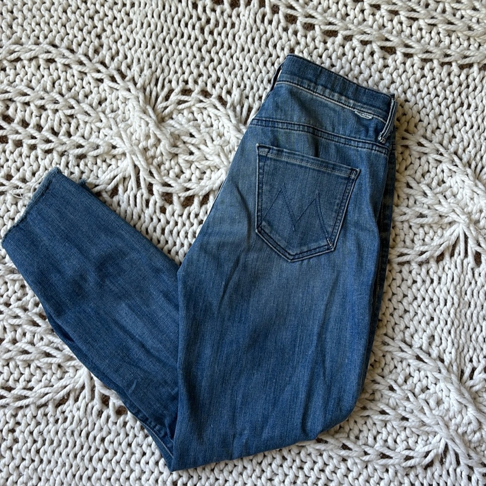 Mother The Stunner ankle Fray Jeans